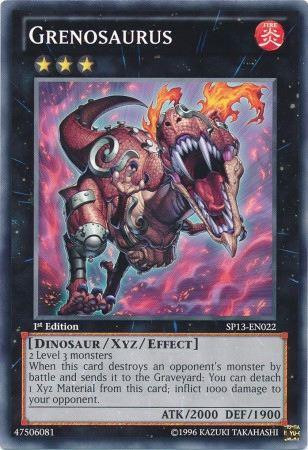 YuGiOh Star Pack 2013 Single Card Starfoil Rare Grenosaurus SP13-EN022 -  ToyWiz