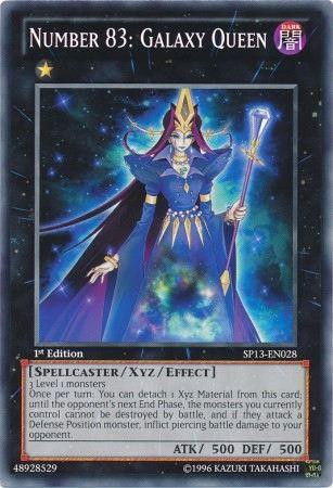 YuGiOh Star Pack 2013 Starfoil Rare Number 83: Galaxy Queen SP13-EN028
