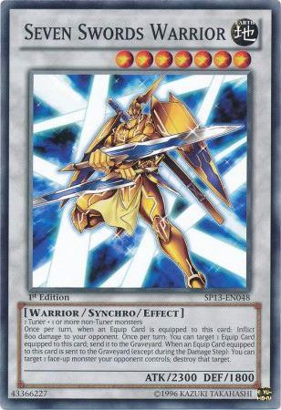 YuGiOh Star Pack 2013 Single Card Starfoil Rare Seven Swords