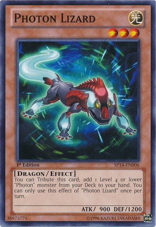 YuGiOh Trading Card Game Star Pack 2014 Single Card Starfoil Rare Photon  Lizard SP14-EN006 - ToyWiz