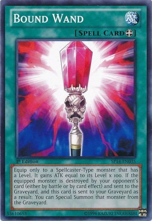 YuGiOh Trading Card Game Star Pack 2014 Single Card Starfoil Rare Bound Wand SP14-EN035 - ToyWiz YuGiOh Trading Card Game Star Pack 2014 Single Card Starfoil Rare Bound Wand SP14-EN035 - ToyWiz