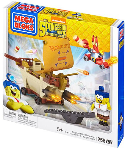 Mega Bloks Spongebob Squarepants Sponge Out Of Water Burgermobile
