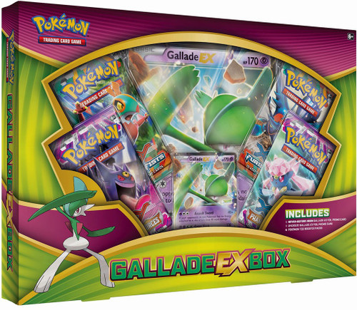 Pokemon XY Gallade EX Box 4 Booster Packs, Promo Card Oversize