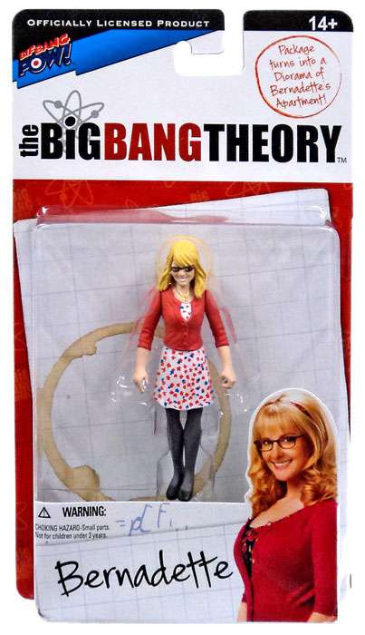 The Big Bang Theory Series One Bernadette 3.75 Action Figure Bif Bang Pow -  ToyWiz