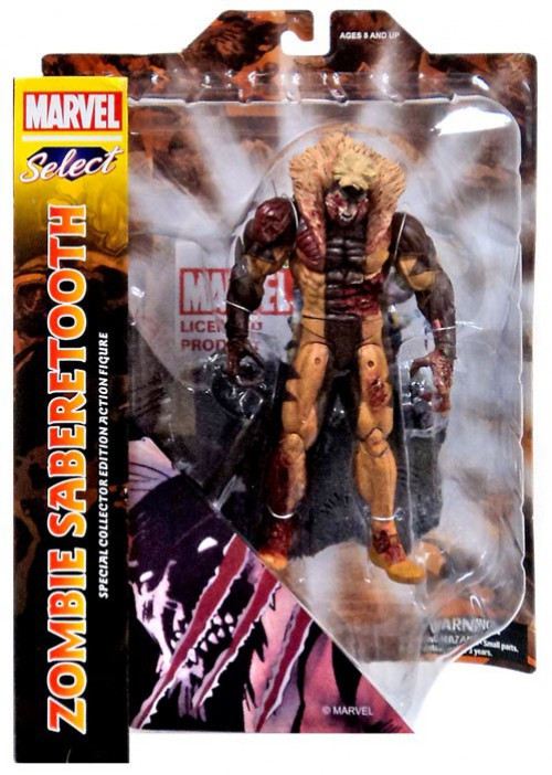 Marvel Marvel Select Zombie Sabretooth 8 Action Figure Diamond