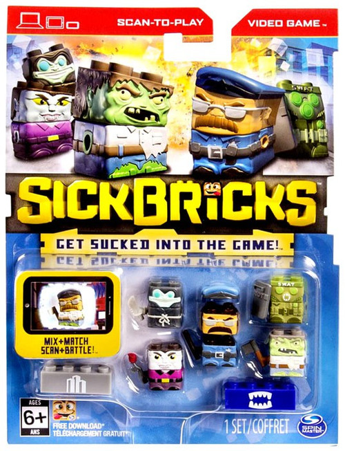 Sick Bricks Sick Team City Monster Minifigure 5-Pack Spin Master