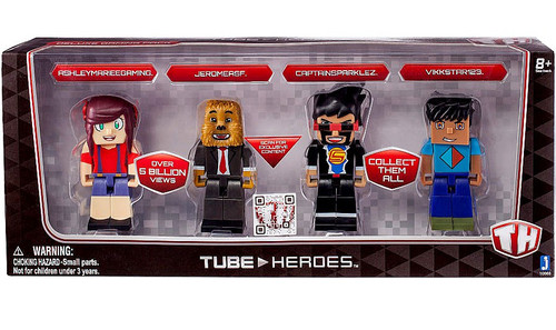 Tube Heroes AshleyMarieeGaming, JeromeASF, CaptainSparklez