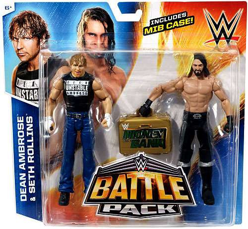 WWE Wrestling Battle Pack Series 36 Dean Ambrose Seth Rollins 6