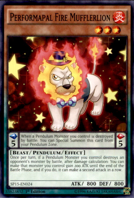 yugioh card thats half lion YU-GI-OH! - Kozmo Scaredy (SHVI-EN082) - Shining Victories - 1st Edition for the rest of this turn. Leogun Another useless red-shirt monster