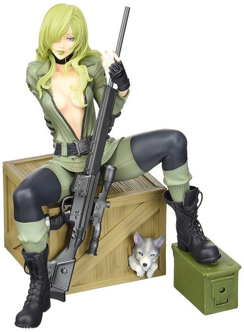 Metal Gear Solid Bishoujo Sniper Wolf 17 Fine Art Statue Kotobukiya - ToyWiz