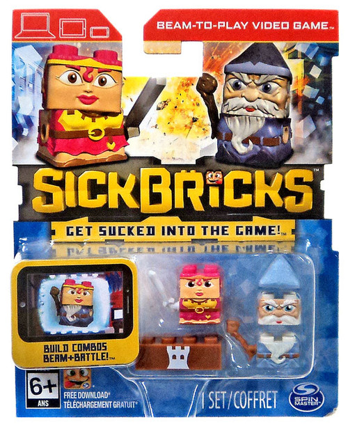 Sick Bricks Lavender Deathskirt Wizzy Beardall Minifigure 2-Pack