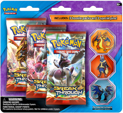 XY BREAKthrough 3-Pack Blister - Mega Charizard X, Mega Lucario, Mega  Charizard Y Pins - Pokemon Products » Pokemon Blister Packs - Da-Planet