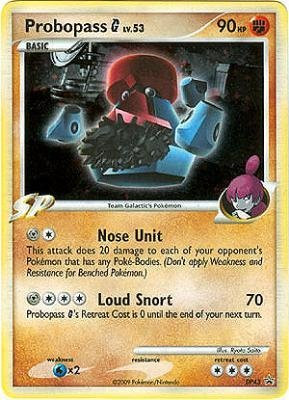 Pokemon Diamond Pearl Promo Single Card Holo Rare Probopass DP43 Moderately  Played - ToyWiz