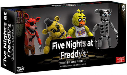 Funko Five Nights at Freddys Foxy, Golden Freddy, Chica