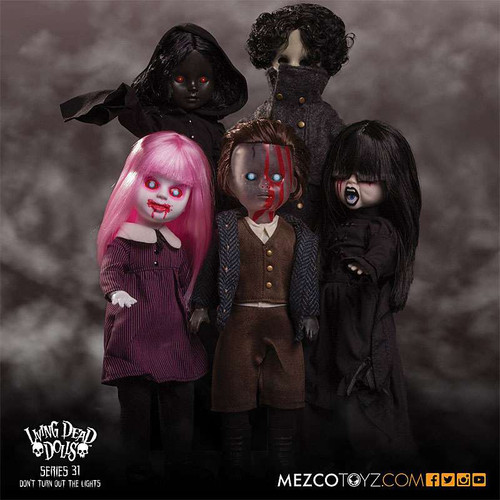 Living Dead Dolls Series 31 Dont Turn Out The Lights Set of 5