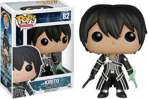Funko Sword Art Online POP! Animation Kirito Vinyl Figure #82 [Grey Shirt]