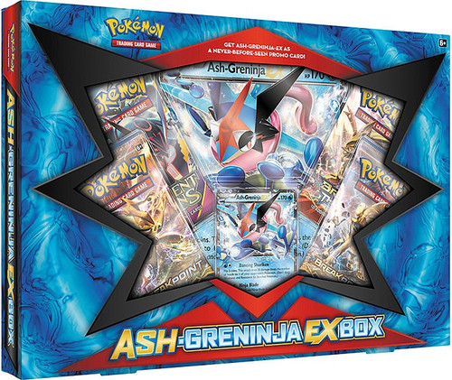 Pokemon XY Ash-Greninja EX Box 4 Booster Packs, Promo Card