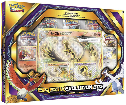 Pokemon XY BREAKthrough Ho-Oh Lugia BREAK Evolution Box 5 Booster