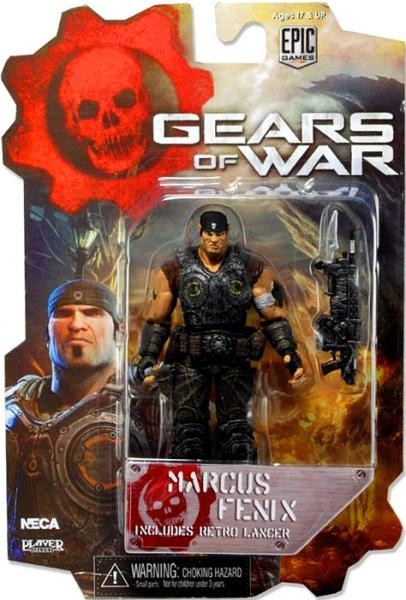 NECA Gears of War 3 Series 1 Marcus Fenix 3.75 Action Figure - ToyWiz