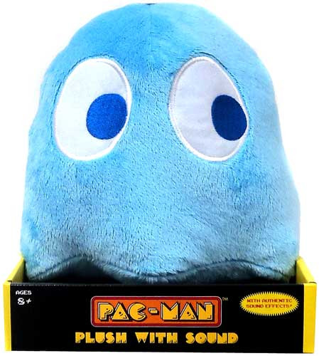 Pac Man Namco Blue Ghost 9 Plush With Sound Goldie Marketing - ToyWiz