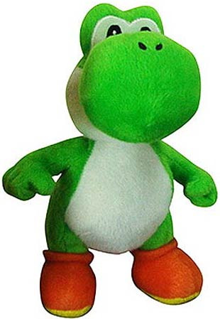 Super Mario Bros Yoshi 18 Plush San-Ei Little Buddy - ToyWiz
