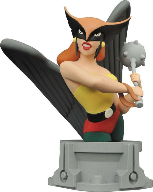 DC JLA Animated Series Hawkgirl 6 Bust Diamond Select Toys - ToyWiz