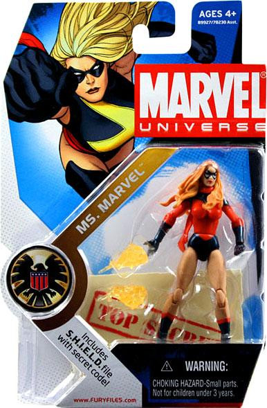 Marvel Universe Series 3 Ms. Marvel 3.75 Action Figure 22 Dark