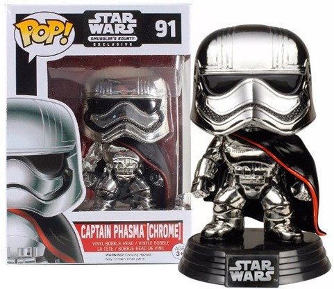 FunkoPop！91 CAPTAIN PHASMA キャプテン　ファズマ Funko Pop! Star Wars Captain Phasma Chrome 91 Original
