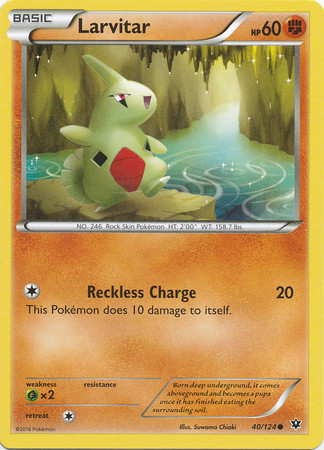 larvitar pokemon card value Japanese Team Rocket's 048/098 sv10 C TCG Fighting / 70 / Basic Attack 1 Larvitar HP 70 Corkscrew Punch