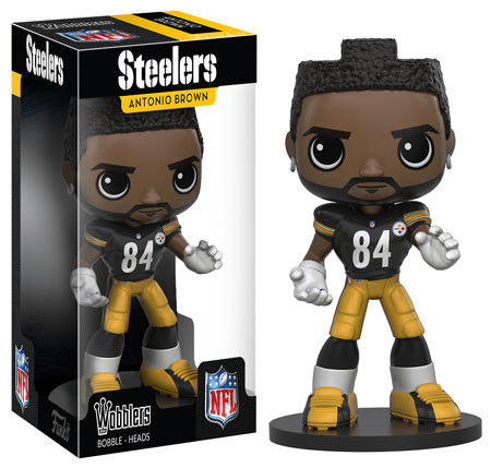 Funko NFL Pittsburgh Steelers Wobblers Antonio Brown Bobble Head