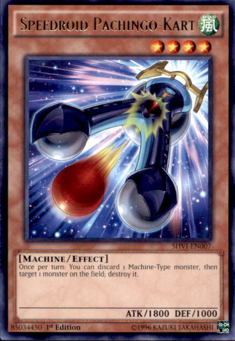 Yu-Gi-Oh! Speedroid Pachingo-Karte – SHVI-EN007, Shining Victories, 1st Edition, Rare
