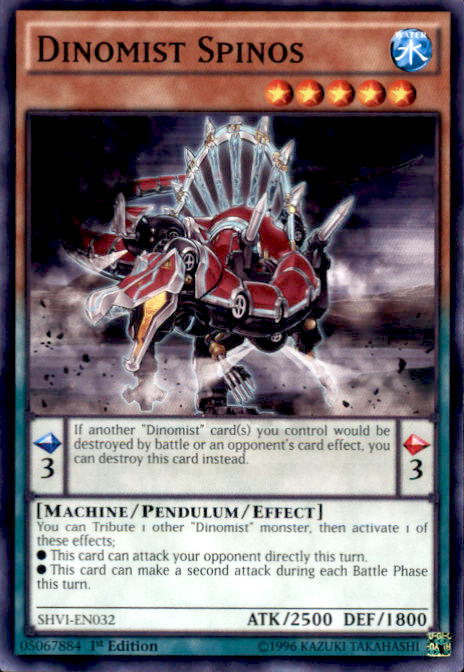 yugioh dinomist deck YuGiOh Trading Card Game Shining Victories Single Card Common Dinomist  Spinos SHVI-EN032