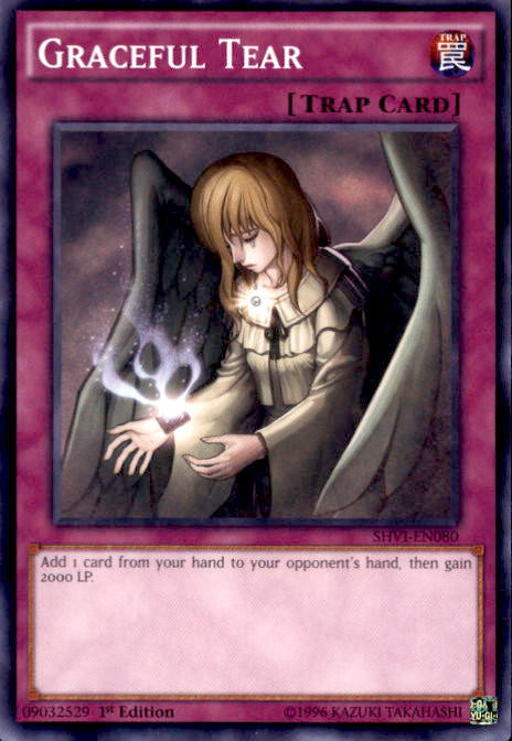 YuGiOh Trading Card Game Shining Victories Single Card Common Graceful Tear  SHVI-EN080 - ToyWiz