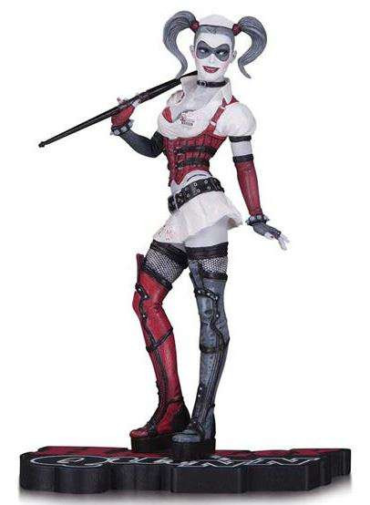 Batman Arkham Asylum Harley Quinn Red, White Black Harley Quinn 7