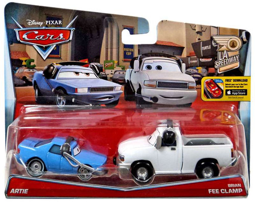 Disney Pixar Cars LA Speedway Artie Brian Fee Clamp 155