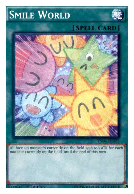 Yuya YuGiOh 2016 Starter Deck Yuya Single Card Common Smile World YS16
