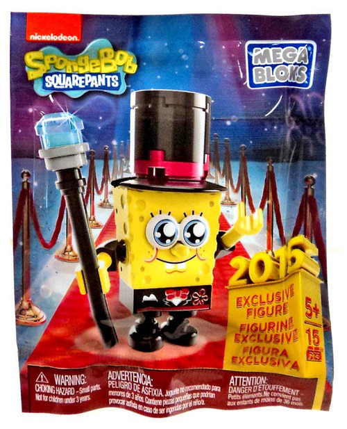 1x NEW Mega Bloks SpongeBob Squarepants Series 3 Toy Figure Blind Pack 2015 