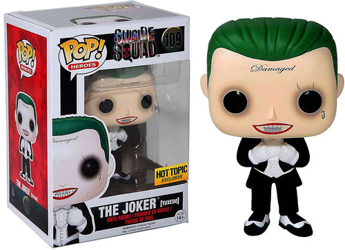 Funko Suicide Squad POP Heroes The Joker Tuxedo Exclusive Vinyl