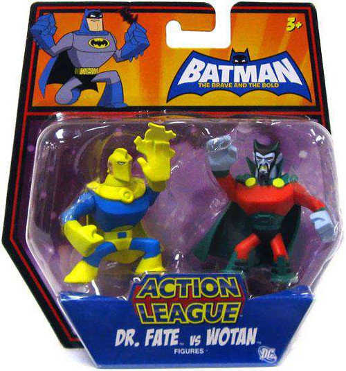 Batman The Brave and the Bold Action League Dr. Fate vs. Wotan Mini ...