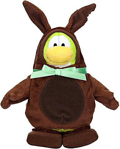 Club Penguin Series 7 Chocolate Easter Bunny  Plush Figure Brown Jakks  Pacific - ToyWiz