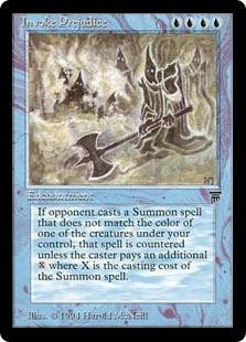MTG  Invoke Prejudice イタリア語 Magic The Gathering Legends Single Card Rare Invoke