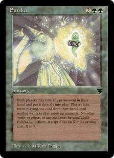 MTG　英語　Eureka　レジェンド　legends Magic The Gathering Legends Single Card Rare Eureka - ToyWiz