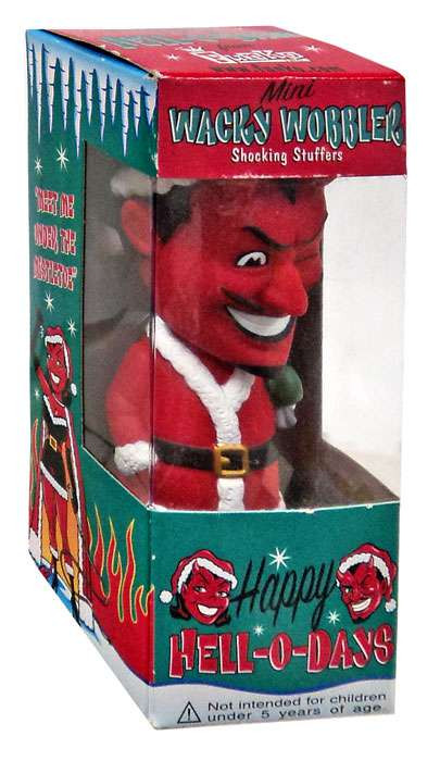 Funko Happy Hell-o-Days Wacky Wobbler El Diablo Bobble Head - ToyWiz