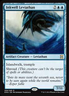 Magic The Gathering Trading Card Game Eternal Masters Single Card Rare Inkwell Leviathan 56 - ToyWiz Magic The Gathering Trading Card Game Eternal Masters Single Card Rare Inkwell Leviathan 56 - ToyWiz