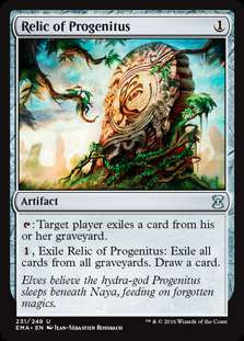 progenitus mtg card Relic of (foil) The Soul of the World has returned. FRACTURE FOIL Progenitus (Showcase) from