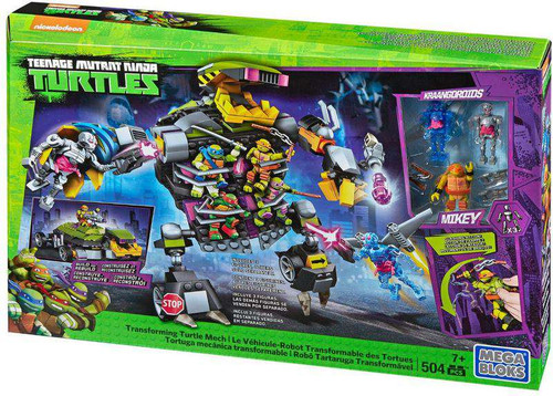 Mega Bloks Teenage Mutant Ninja Turtles Animation Transforming