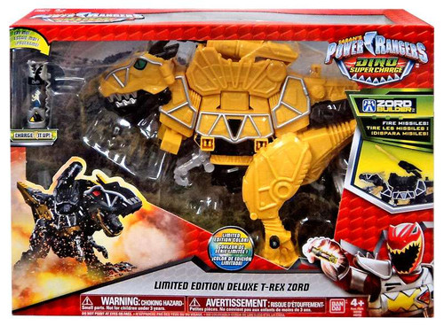 Power Rangers Dino Super Charge Yellow T-Rex Zord Deluxe Action