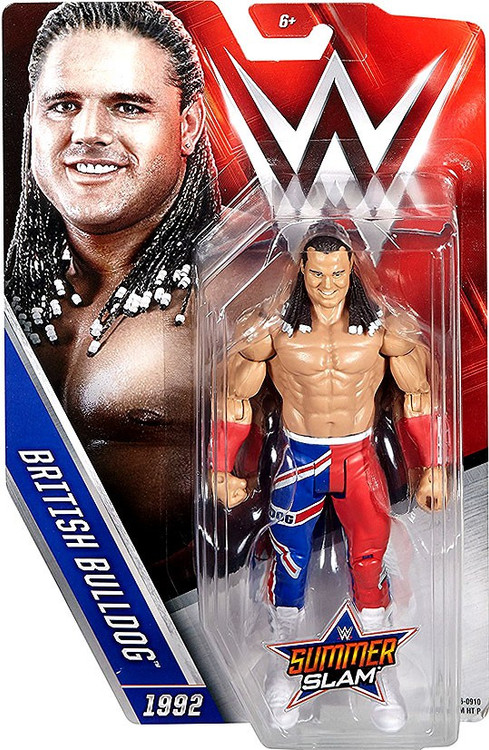 WWE Wrestling Summer Slam British Bulldog 6 Action Figure 1992 Mattel wwe-wrestling-summer-slam-british-bulldog-6-action-figure-1992-mattel