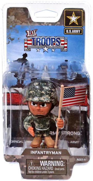 Lil Troops Army Infantryman Action Figure Party Animal Toys