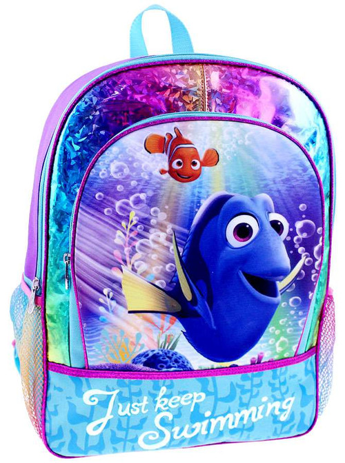 Disney Pixar Finding Dory Just Keep Swimming Backpack - ToyWiz